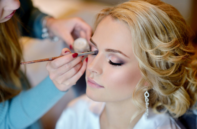doing the makeup